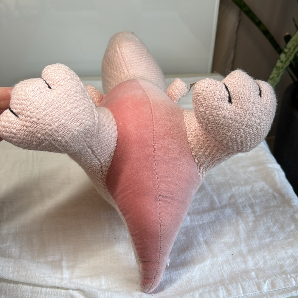 Pillowfort Pink Dinosaur Plushie - Picture 5 of 8